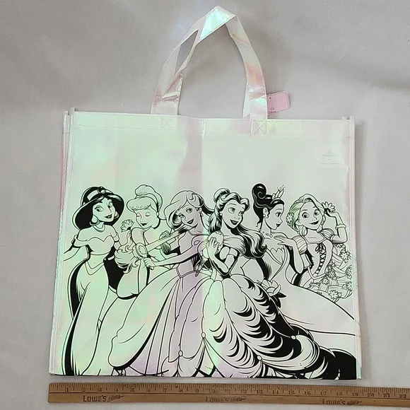 Set of Disney Princess Reusable Totes  with a Bonus Silver Tote - Picture 13 of 16